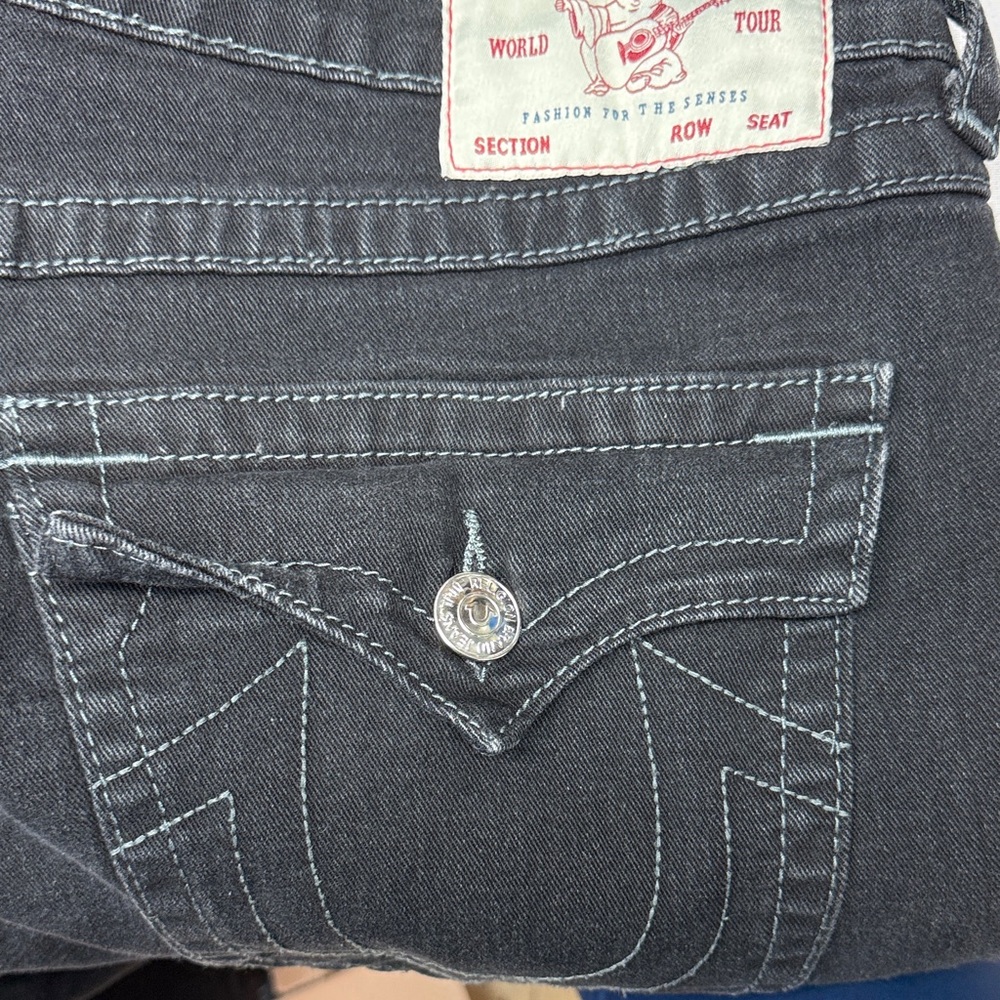 TRUE RELIGION Men's Black Denim Jeans - Picture 9 of 9